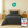 Komfortec Premium Bettwäsche 135x200 cm Bettbezug + 40x80 Produktbild-Vorschau 1