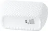 The underside of a white rectangular planter is shown, with a label and barcode visible. Anteprima dell’immagine prodotto