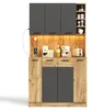Armadio alto 180x100x40, con illuminazione a LED, presa di Anteprima dell’immagine prodotto 14