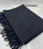 Oversize Damen Winterschal – 100% Viskose, Schwarz, 200cm x Produktbild-Vorschau 4