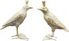 Exner | Dekofigur - Vogel Set - 11,5 cm - Gold-Weiß - Produktbild-Vorschau 1