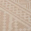 vidaXL Vonkajší koberec Flatweave 200x280 cm Brown Striped Náhľad obrázku produktu 4