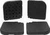 Four views of a black umbrella base stand. Produktbild-Vorschau