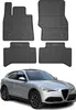 OMAC Tapis de sol pour Alfa Romeo Stelvio 2016-2025 Noir en Voir les images du produit 1