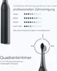 Marketing image for an electric toothbrush, showing its features and modes. Podgląd zdjęcia produktu