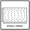 Mirka IRIDIUM Schleifstreifen Grip 81x133mm K120, 100 Stk. Produktbild-Vorschau 3