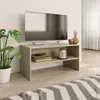 vidaXL TV-Schrank Sonoma-Eiche 80x40x40 cm Holzwerkstoff Produktbild-Vorschau 2
