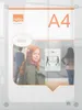 nobo Acryl-Plakatrahmen Premium Plus DIN A4 glasklar Produktbild-Vorschau 4