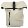 Beiger Rucksack BKR-113 aus Kunstleder mit Rolltop und Produktbild-Vorschau 2