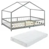 Łóżeczko dziecięce "Treviolo" z materacem i barierką Podgląd zdjęcia produktu 2