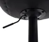 Close-up of the underside of a bar stool, showing the height adjustment lever and the mounting mechanism. Produktbild-Vorschau