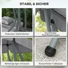 Outsunny Hollywoodschaukel 3-Sitzer Gartenschaukel mit Produktbild-Vorschau 6