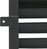 A close-up view of a metal bracket attached to a slatted structure, likely part of an outdoor enclosure. Anteprima dell’immagine prodotto