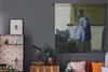 MuchoWow® Wandteppich Wandbehang Frau in Blau liest einen Produktbild-Vorschau 5