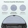 Marketing image showcasing features of cleaning cloths for a robot vacuum. Produktbild-Vorschau