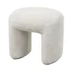 Hocker Beige - Stoff - 47x42x42cm - Hocker Raven - Giga Produktbild-Vorschau 4