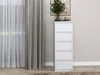 CDF Moderne Kommode Malwa W5 | Farbe: Weiß | Schrank für Produktbild-Vorschau 4