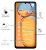 A smartphone screen displaying product features and specifications. Produktbild-Vorschau