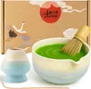Set Matcha "Fuji Blue" con ciotola con beccuccio, frustino Anteprima dell’immagine prodotto 1