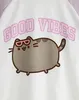 Pusheen - Tričko "Good Vibes" pre dievčatá s raglánovým Náhľad obrázku produktu 4