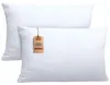 set di 2 copricuscini 100% cotone 40x60 cm Bianco Anteprima dell’immagine prodotto 1