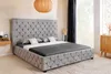 riess-ambiente Design Boxbett PARIS 180x200 cm grau Bouclé Produktbild-Vorschau 4
