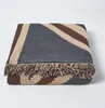 HOMESCAPES Žakárová deka Union Jack ve vintage stylu - Náhled obrázku produktu 2