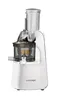 A white slow juicer with a transparent chute and pulp container, shown from a front-diagonal angle against a white background. Náhled obrázku produktu