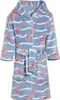 Bademantel Crab Junior Polyesterblau Größe 134/140 Produktbild-Vorschau 1
