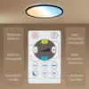 B.K.Licht Pannello LED telecomando Ø42cm rotondo 22W 3000lm Anteprima dell’immagine prodotto 14