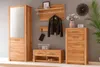 Flurgarderobe Wildeiche Garderobenset Spiegelschrank Produktbild-Vorschau 2