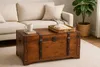 Kobolo Truhe Schatztruhe Holztruhe TROVE 70x35x38 cm mit Produktbild-Vorschau 2