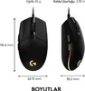 Logitech G 910-005823 - USB Typ-A - 8000 DPI - 1 ms - Produktbild-Vorschau 13