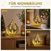 LED Deko-Tropfen 21 cm Frosty-Gold mit Timer 6h/18h Produktbild-Vorschau 4