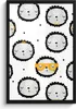 MuchoWow® MuchoWow® Gerahmtes Poster Löwe - Muster - Kind - Produktbild-Vorschau 1