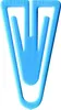 Büroklammern Plastiklips 60mm VE=75 Stück hellblau Produktbild-Vorschau 1