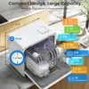 BLITZHOME Mini Geschirrspüler, tragbare Tischspülmaschine Produktbild-Vorschau 8