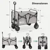 Sekey Faltbarer Bollerwagen 200 kg, mit Heckklappe und Produktbild-Vorschau 7