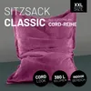Lumaland Sitzsack Classic XXL, Czerwony, Tkanina, Styropian Podgląd zdjęcia produktu 2