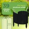 be4nature Bordura da giardino in legno flessibile 30 x 200 Anteprima dell’immagine prodotto 6