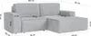 FEDVE Ecksofa KOKKO MINI mit Cordbezug mit Schlaffunktion, Produktbild-Vorschau 9