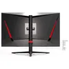 The back of a gaming monitor with various ports labeled. Produktbild-Vorschau