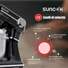 Robot da cucina multifunzione SUNCOK, 1500 W, 2 ciotole in Anteprima dell’immagine prodotto 2