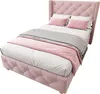 okwish Polsterbett Jugendbett 90×200cm Einzelbett mit Produktbild-Vorschau 1