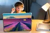 MuchoWow® Laptop Aufkleber Sticker Cover Lavendel - Berg - Produktbild-Vorschau 3