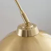 Lindby Bogenstehlampe Moisia, messingfarben, Metall, 148 cm Produktbild-Vorschau 5