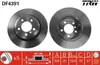 TRW Bremsscheiben (2 Stück) Hinterachse DF4391 Produktbild-Vorschau 1