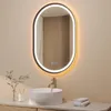 Badspiegel LED Oval 60 x 90 cm mit Beleuchtung - dimmbar, Produktbild-Vorschau 1