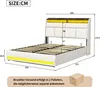 A diagram of a bed with dimensions and text indicating shipping information. Anteprima dell’immagine prodotto