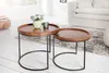 riess-ambiente 2er Set Beistelltische ELEMENTS 55cm schwarz Produktbild-Vorschau 3